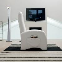Pierrette relax armchair with removable cover 