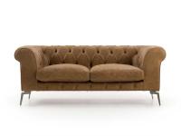 Bellagio elegant tufted sofa revisited with a modern twist