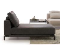 Bradford dormeuse available in 2 sizes, back cushion with integrated bolster or reclining