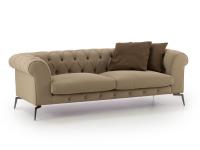 Bellagio tufted sofa with contrasting cushions