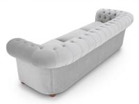 View from the back of Chester sofa, with external smooth structure