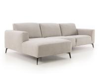 Abbey sofa with chaise longue measuring 285 x 164 cm