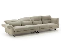 Carnaby sofa with folding backrests and armrests