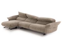 Each backrest of Exeter sofa can be adjusted singularly in several positions for the utmost comfort