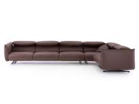 Corner sofa Exeter cm 428 x 228 composed of a side element cm 290 + corner + side element cm 90