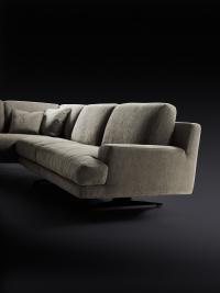 Detail of the lineas and proportions of Marlow sofa with high feet
