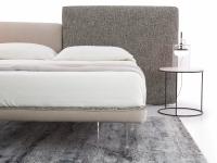 Detail of the proportions between the upholstered bed-frame h.5 and headboards with different heights
