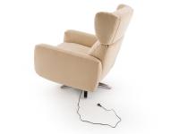 View from the back of Iris relax armchair