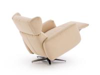 Iris relax armchair with the lift-up mechanism in action