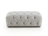 Side view of the rectangular Bellagio ottoman