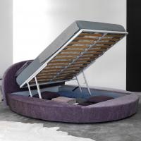 Satellite bed with storage box and simple lift up mechanism
