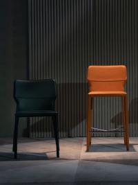 Denali chair matched with the coordinated bar stool