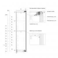 Midley sliding wardrobe - position of the holes on the sides and specific measurements