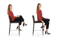 Proporzioni ed ergonomia di seduta dello sgabello Denali