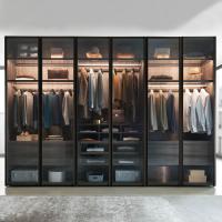 Virginia smoked glass doors wardrobe available in 21 sizes