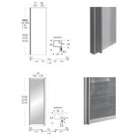Specific schemes and measurements of the doors