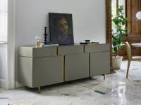 Montana sideboard with lacquered fronts and groove, perfect match for a modern living room