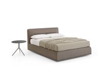 Idaho with built-in storage and metal frame around the bed