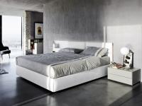California upholstered bed-frame, model with storage box