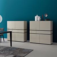 Raiki modern cupboard with doors and drawers