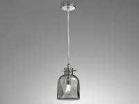 Boukali single pendant lamp made of glass