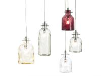Boukali glass lamp, single or triple
