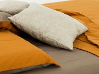 Double face pillow cases and a two-tone sheet set