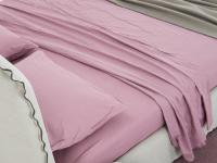 Non-iron sack pillow cases with simple hem