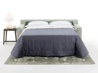 BonneNuit grey square-quilted quilt