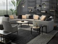 Godot coffee table by Borzalino with the Franklin sofa and Esme armchair from the same collection