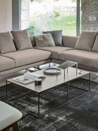 Turku coffee table to be placed in front of the sofa - rectangular cm 120 x 70