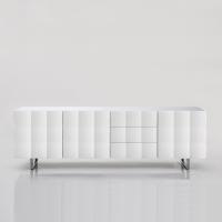Venice sideboard with a tufted effect available in four models and five different finishes