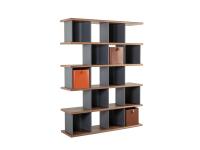 Kaspar bookcase with 5 shelves, ideal as a room divider