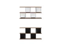 Kaspar 2-shelf dividing bookcase