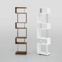 Osuna swivel bookcase with mirror elements