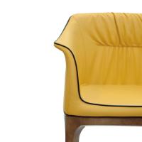 Mivida tub armchair - detail of the armrest