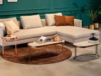 The Cora server is also available in two sofa-front table versions