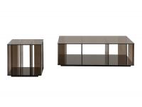Dedalo is available in both front and side sofa versions