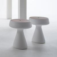Pair of end tables Maki with storage compartment