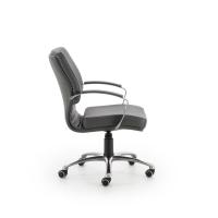 Side view of the operational Aqaba chair with comfortable filled seat and seat-back