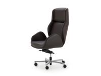 Suoni executive chair with leather, faux leather and fabric upholstery perfect for an elegant office