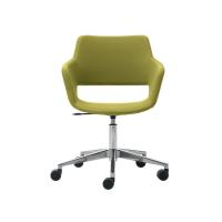 Wizard is a conference chair available with spoke base with wheels