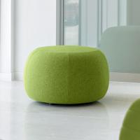 Alias round pouf ideal also in relax areas or studios waiting rooms - seat height cm h. 41