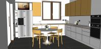 Progettazione 3D Cucina - vista cucina