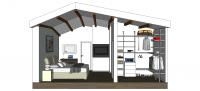 Bedroom 3D Design Service - lateral view