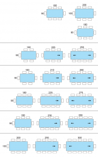 Desire Table - Table Seating Diagram