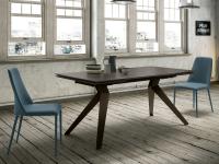 Extending Scuba table with wooden top and matching structure