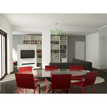 Progettazione 3D Soggiorno/Salotto - render