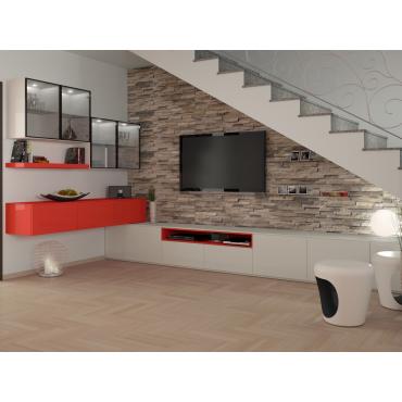 Progettazione 3D Soggiorno/Salotto -  render