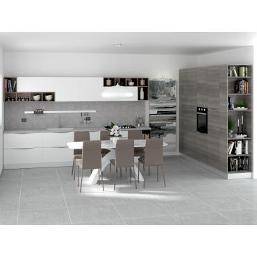 Progetto per una cucina con dispensa - render